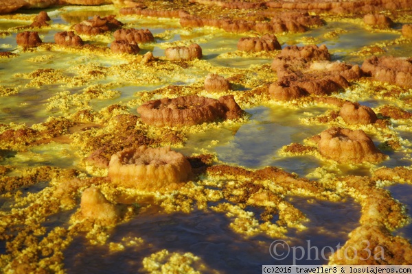 Colores del Dallol
Uno de los inifitios coloridos qe se pueden encontrar en el Dallol ( Depresion del Danakil ) Etiopia
