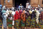 Women making offers to Foumbam Sultan