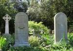 Tumba del poeta británico John Keats en el cementerio protestante de Roma