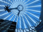 Detalle cúpula interior del Sony Center, en la Potsdamerplatz