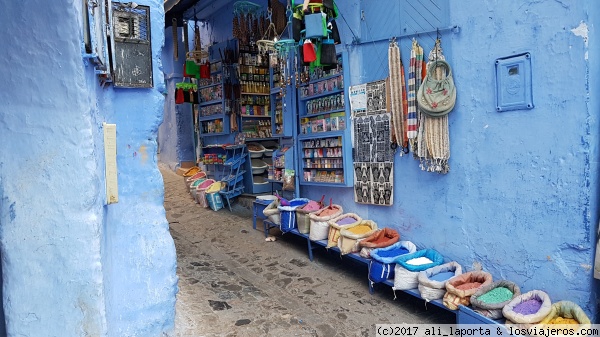 Colores
Sacos con polvo de pintura
