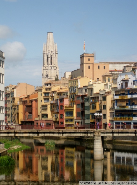 Gerona o Girona
Una de las perspectivas más repetidas de la ciudad.
