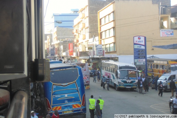 CENTRO DE NAIROBI
Una imagen del caos del centro de la capital
