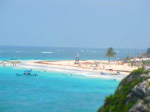 Arqueological site of Tulum beach