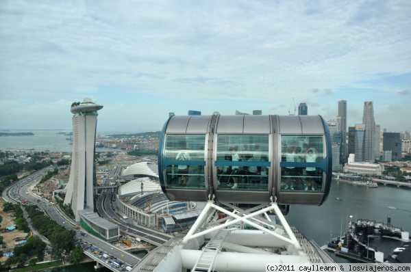 Singapore Eye
La noria de Singapur. Vale la pena subir, aunque sea un poco caro. Las vistas son únicas.
