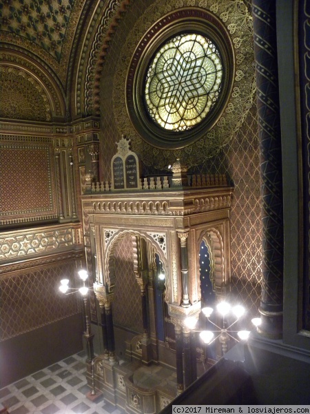 Sinagoga española
Interior de la sinagoga española de Praga

