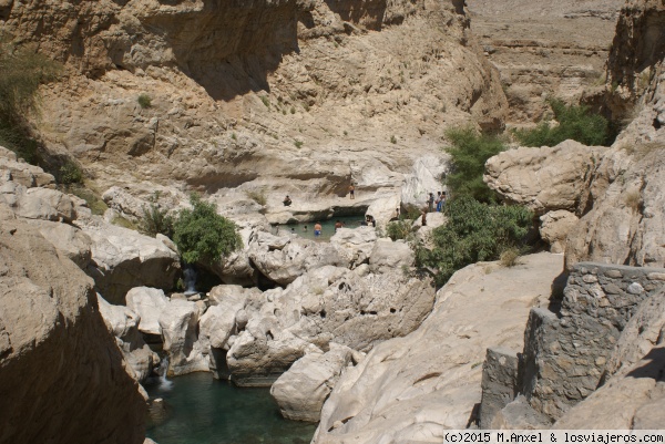 Wadi Bani Khalid (Omán)
Vista parcial del Wadi Bani Khalid
