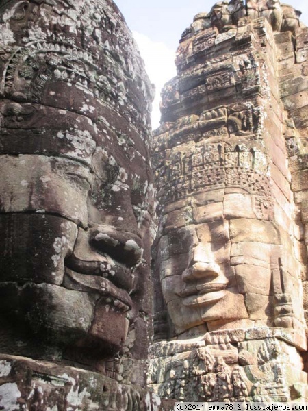 Templo de Bayon (Camboya)
Caras en el templo de Bayon (Templos de Angkor, Camboya)
