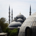 Interiores de Santa Sofía en Estambul