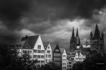 The Cologne Cathedral and the Church of San Martin