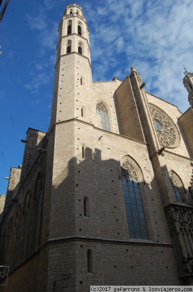 Catedral del Mar - Barcelona
Vista frontal del campanario
