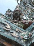 Wat Arun - Templo del amanecer
Arun, Templo, amanecer, detalle, estatua, superior