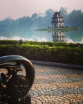 Lago en Hanoi
Lago, Torre de la tortuga, Hanoi en Vietnam