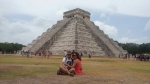 Pepito y Beita en Chichen Itza