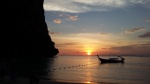 Puesta de sol en Railay