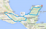 El mapa de mi viaje en coche por México
México, mapa, viaje, coche