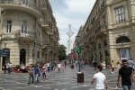 La calle peatonal en Bacú
Bacú, calle, peatonal