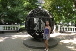 Los globos en Pushkinskaya en Rostov del Don