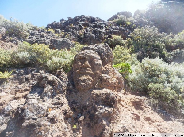 Cara  en Cuevas de Caballero
Artenara, Gran Canaria
