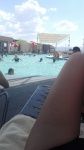 En la piscina del Stratosphere