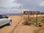 Yo no tenía pegatina en Moki Dugway