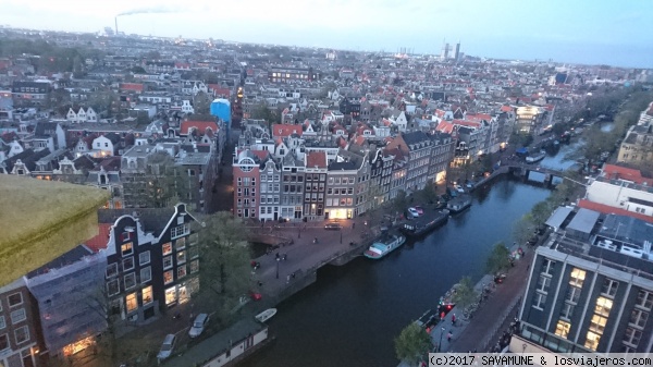 Vistas desde Westerkerk
Preciosas vistas de Amsterdam desde la torre de la iglesia de Westerkerk
