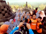 Famosa en Borobudur