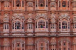 Detalle del Palacio de Los Vientos en Jaipur