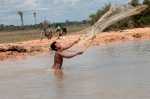 Pescando en Rio Thule
Pescador cambodiano