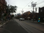 Queen St. West.
Queen, West, Toronto, primera, hora, mañana