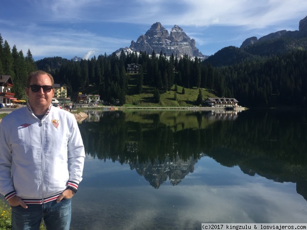 Lago Misurina
Lago Misurina y allá arriba, las Tre Cime
