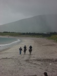 Caballos en playa de Dingle