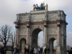 El arco de Carrousel de Paris