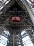 The Eiffel Tower elevator