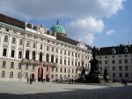 Patio interior del palacio de Hofburg de Viena
Viena Austria Palacio Patio