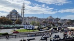 Vista de zona de Eminönü desde ferry, Estambul