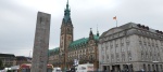 Ayuntamiento de Hamburgo visto desde Alsterarkaden