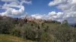 Vista de San Gimignano desde la Via Vecchia per Poggibonsi
