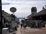 Bajando al puerto de Playa del Carmen