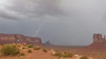 Tormenta en Monument Valley