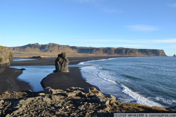 Playa Dyrholaey
Extensas playas de arena negra
