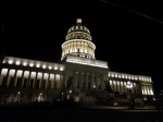 Capitolio de Cuba de noche
