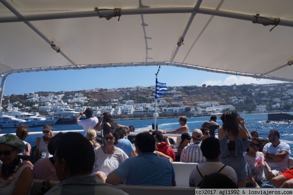 Barco excursión Delos
Barco Mikonos - Delos
