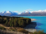 Norte del lago Pukaki, camino a Wanaka