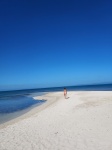 Lengua de arena en Cayo Iguana