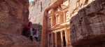Tesoro de Petra (desde un lateral)