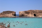 Blue Lagoon - Playa en una islita de Mgarr, Gozo (Malta)