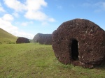 Puna Pau (Cantera Pukaos, sombrero de los moais)