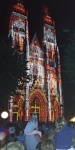 Catedral de Tours por la noche