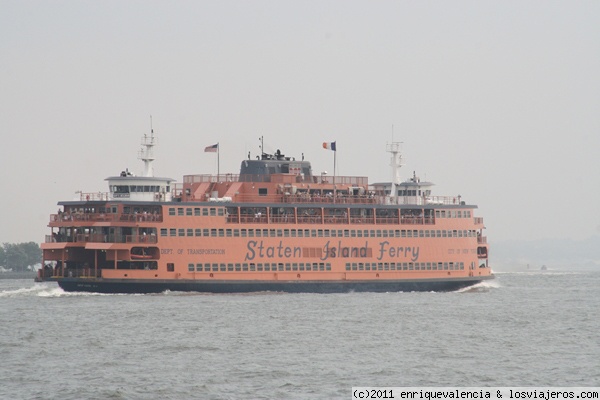 Ferry de Staten Island. Nueva York
Barco que une el sur de Manhattan con Staten Island, en la otra orilla del rio.
